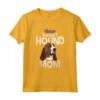 Felice Basset-Hound Mamma - Maglietta per Donne Amanti dei Cani - Regalo per Soccorritori e Veterinari