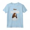 Felice Basset-Hound Mamma - Maglietta per Donne Amanti dei Cani - Regalo per Soccorritori e Veterinari