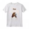 Felice Basset-Hound Mamma - Maglietta per Donne Amanti dei Cani - Regalo per Soccorritori e Veterinari
