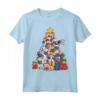 French Bulldog Christmas Tree Santa Dog Xmas Gift Boys Kids Maglietta - Funny Dog Lover Clothing for Kids - Perfect Christmas Present for Dog Enthusiasts