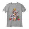 French Bulldog Christmas Tree Santa Dog Xmas Gift Boys Kids Maglietta - Funny Dog Lover Clothing for Kids - Perfect Christmas Present for Dog Enthusiasts