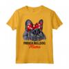 Frenchie Mama Bulldog Francese Mistress Maglietta - Idea Regalo Leggera per Amanti dei Cani