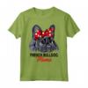 Frenchie Mama Bulldog Francese Mistress Maglietta - Idea Regalo Leggera per Amanti dei Cani