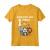 Bambino 1 Compleanno Bambini & Zoo - T-shirt Regalo Di 1 Anno per Bambini Amanti degli Animali