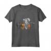 Elefante Leone Animali Leopardo Rinoceronte - Fantastico Motivo Animalier - Maglietta per Bambini Amanti degli Animali
