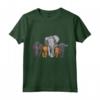 Elefante Leone Animali Leopardo Rinoceronte - Fantastico Motivo Animalier - Maglietta per Bambini Amanti degli Animali
