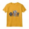 Elefante Leone Animali Leopardo Rinoceronte - Fantastico Motivo Animalier - Maglietta per Bambini Amanti degli Animali