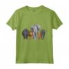 Elefante Leone Animali Leopardo Rinoceronte - Fantastico Motivo Animalier - Maglietta per Bambini Amanti degli Animali
