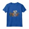 Elefante Leone Animali Leopardo Rinoceronte - Fantastico Motivo Animalier - Maglietta per Bambini Amanti degli Animali