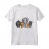 Elefante Leone Animali Leopardo Rinoceronte - Fantastico Motivo Animalier - Maglietta per Bambini Amanti degli Animali