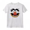 HapTiger The Muppets Animal Big Face Costume Maglietta - Officially Licensed Apparel for Fans - Unique Costume Party T-shirt