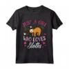 Maglietta Just A Girl Who Loves Sloths - Regalo Bradipo Divertente per Compleanni o Natale - Ideale per Amanti degli Animali
