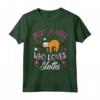 Maglietta Just A Girl Who Loves Sloths - Regalo Bradipo Divertente per Compleanni o Natale - Ideale per Amanti degli Animali