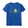 Avocado Heartbeat T-Shirt - Camicia Divertente per Amanti dell'Avocado - Regalo Vegan per Compleanno o Natale