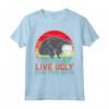 Live Ugly Fake Your Death Opossum - Retro Possum Opposum Gift Maglietta - Unique Animal Lover Wildlife Apparel for Men, Women, Kids
