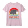 Live Ugly Fake Your Death Opossum - Retro Possum Opposum Gift Maglietta - Unique Animal Lover Wildlife Apparel for Men, Women, Kids