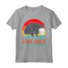 Live Ugly Fake Your Death Opossum - Retro Possum Opposum Gift Maglietta - Unique Animal Lover Wildlife Apparel for Men, Women, Kids