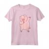 Dabbing Pig Cute Pigs Farmer - Maglietta Maiale Carino per Bambini e Amanti degli Animali - Regalo Divertente per Contadini