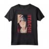 HapTiger Shippuden Itachi Blocco e Nome Maglietta - Ufficiale Naruto Hokage Villaggio - Acquista online T-shirt anime
