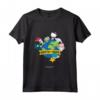 Earth is Home - HapTiger and Friends Maglietta con Licenza Ufficiale Sanrio - Ideale per Appassionati di Sanrio