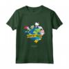 Earth is Home - HapTiger and Friends Maglietta con Licenza Ufficiale Sanrio - Ideale per Appassionati di Sanrio