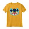 HapTiger Lilo & Stitch Big Face Stitch Maglietta - Official Disney Apparel for Fans - Ohana Means Family
