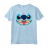 HapTiger Lilo & Stitch Big Face Stitch Maglietta - Official Disney Apparel for Fans - Ohana Means Family