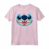 HapTiger Lilo & Stitch Big Face Stitch Maglietta - Official Disney Apparel for Fans - Ohana Means Family