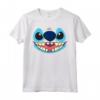 HapTiger Lilo & Stitch Big Face Stitch Maglietta - Official Disney Apparel for Fans - Ohana Means Family