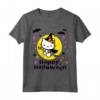Hello Kitty Happy Halloween Maglietta - Licenza Ufficiale HapTiger - Perfetto per Appassionati di Hello Kitty e Halloween