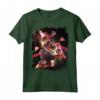 Galaxy Laser Cat - Space Pizza Gatti con occhi Lazer Maglietta - Design Unico per Amanti dei Gatti e dello Spazio