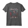 HapTiger Group Shot Painted Distressed Maglietta - Officially Licensed Apparel for Fans
