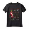 Brutto Regalo di Natale Babbo Natale Basket Maglia a Manica - Vestito Natalizio divertente per giocatori di basket - Regalo di Natale originale