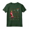 Brutto Regalo di Natale Babbo Natale Basket Maglia a Manica - Vestito Natalizio divertente per giocatori di basket - Regalo di Natale originale