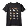 Cat Yoga Poses Cats Practicing Mindfulness Meditation Kitten Maglietta - Peace and Harmony with Cats - Great Gift for Cat Lovers and Yoga Enthusiasts