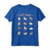 Cat Yoga Poses Cats Practicing Mindfulness Meditation Kitten Maglietta - Peace and Harmony with Cats - Great Gift for Cat Lovers and Yoga Enthusiasts
