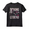 Leggende della Boxe - Maglietta Boxer Moda per gli Appassionati di Sport da Combattimento