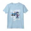 Bambino Polizia Con Auto Della Polizia - Allarme! Io Ho 5 Anni Maglietta - Regalo Compleanno per Bambino Appassionato della Polizia