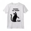 Personale Gatto Servo - Camicia Divertente Gatto Nero - Regalo Maglietta per Amanti dei Gatti - Ideale per Natale o San Valentino