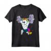 Manly Unicorn Bodybuilding Muscle - Divertente Maglietta per Allenamento in Palestra - Idea Regalo per Bodybuilder e Weightlifter