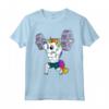 Manly Unicorn Bodybuilding Muscle - Divertente Maglietta per Allenamento in Palestra - Idea Regalo per Bodybuilder e Weightlifter
