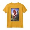 HapTiger Iron Man Card Art - The Armored Avenger Officially Licensed T-shirt for Marvel Fans - 18MARV00597A-001
