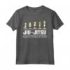Jiu Jitsu Belt Rank Chess - Vintage Invecchiato BJJ T-shirt - Cool Angoscia Design for Jiujitsu and Grappling Enthusiasts