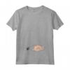 Annuncio di Gravidanza - Baby Reveal Baby Boy Peeking Maglietta con Collo a V - Ideale come Regalo per Future Mamme