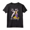 HapTiger Tangled Rapunzel It's My Seventh Birthday Maglietta - Officially Licensed Rapunzel Birthday T-Shirt for Boys and Girls