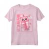 Carino Kawaii Boba Tè Gatto - Maglietta Anime Girls Giapponese - Ideale per Amanti del Kawaii e del Tè Boba
