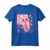 Carino Kawaii Boba Tè Gatto - Maglietta Anime Girls Giapponese - Ideale per Amanti del Kawaii e del Tè Boba