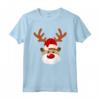 Rudolf, Naso Rosso per Natale - Maglietta Festiva di Natale, Regalo Divertente per la Stagione Natalizia