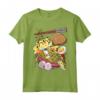 Geco Leopardino Kawaii Geco Leopardo Ramen Lucertola Maglietta - Ideale per Amanti del Ramen e dei Gechi - Perfetta per Appassionati di Cibo Giapponese
