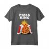 Pizza King - Camicia Amante Pizza | Carina Maglietta per gli Amanti della Pizza - Ideale per Chi Ama il Cibo Italiano
